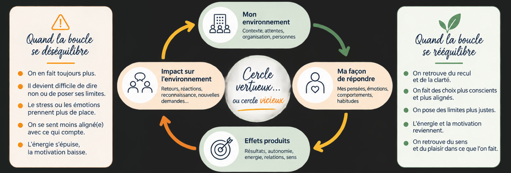 Parcours individuel cercle vertueux cercle vicieux